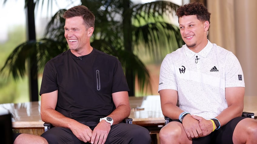 Tom Brady and Patrick Mahomes participate in quarterback roundtable