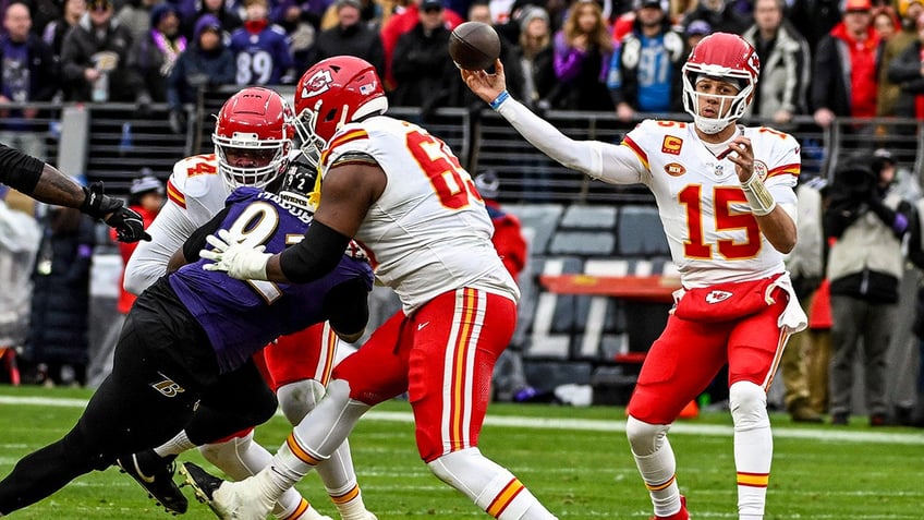 Patrick Mahomes' quick throw