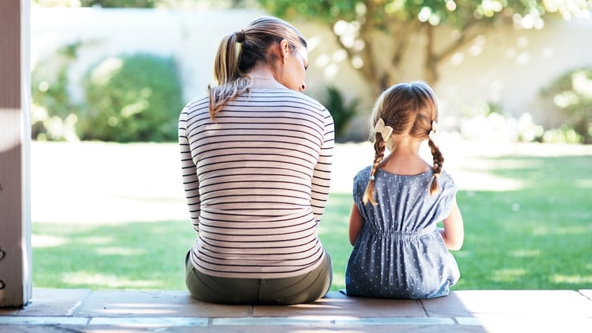 Mother with daughter