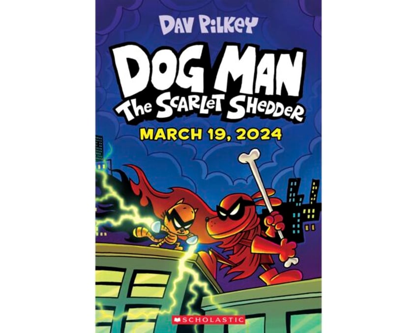 childrens author dav pilkey has shameless title for next dog man book the scarlet shedder