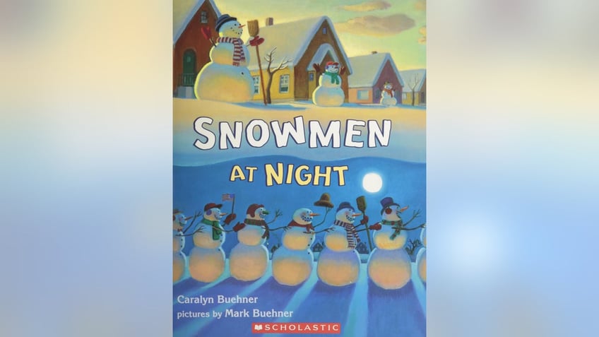 Snowmen come to life at night in this playful book.