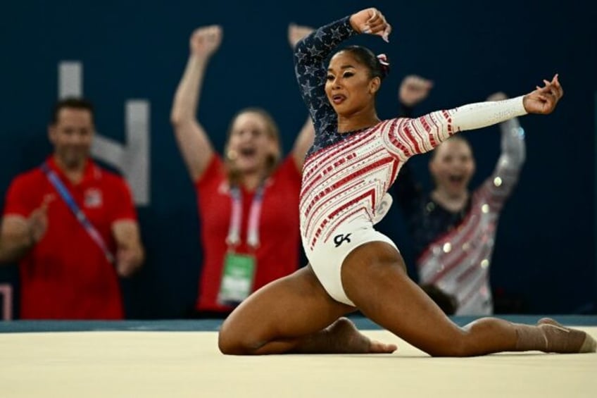 American Jordan Chiles says she has been devastated by being stripped of a floor exercise