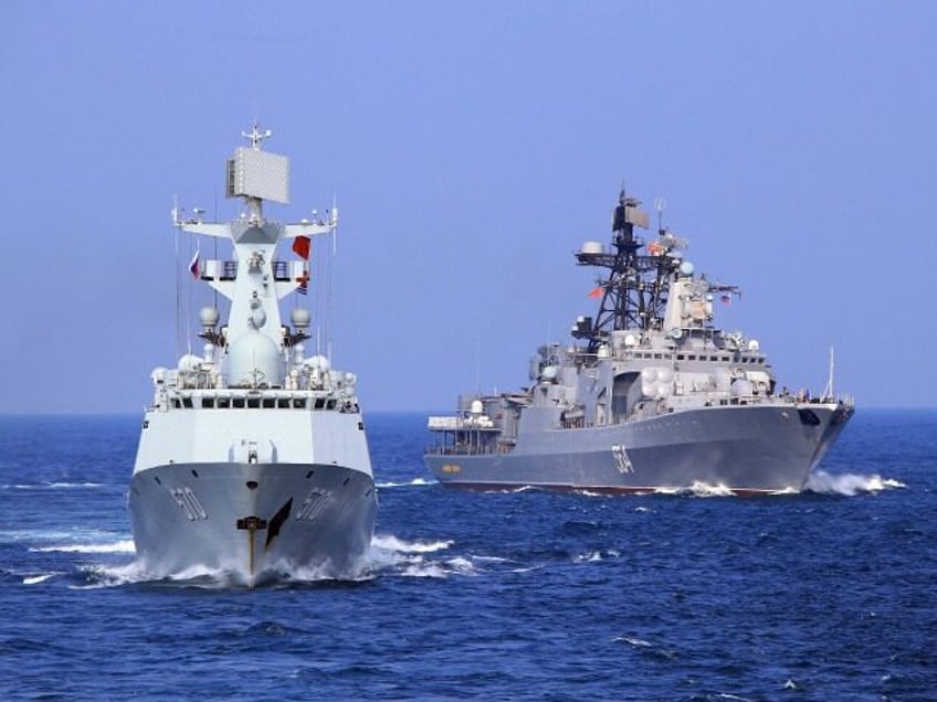 china and russia begin joint naval exercise in sea of japan