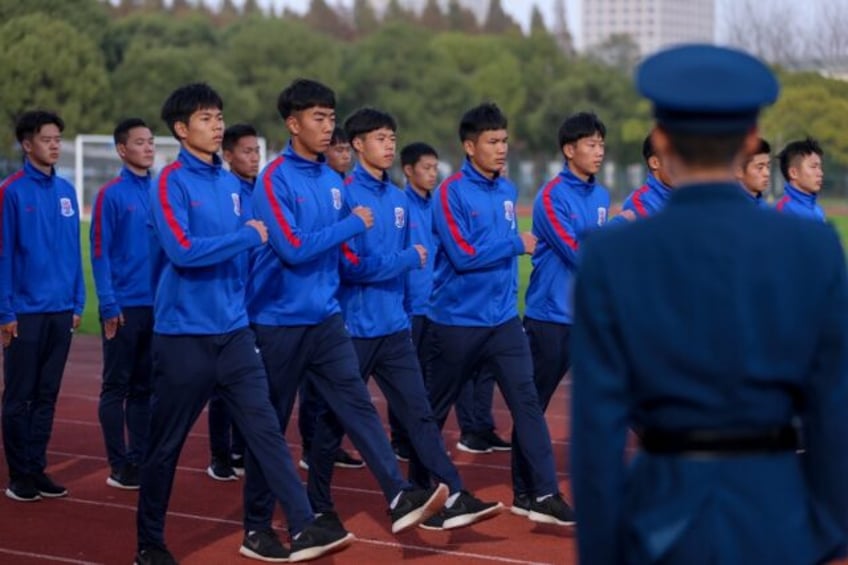 china athletes as young as seven in military training to create iron army