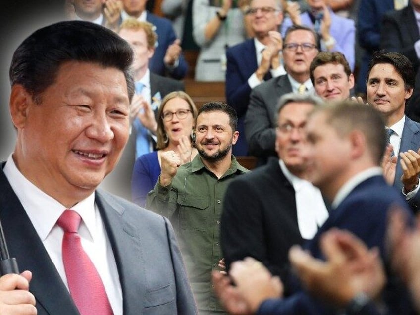 china calls canada laughingstock of the world over justin trudeaus nazi celebration