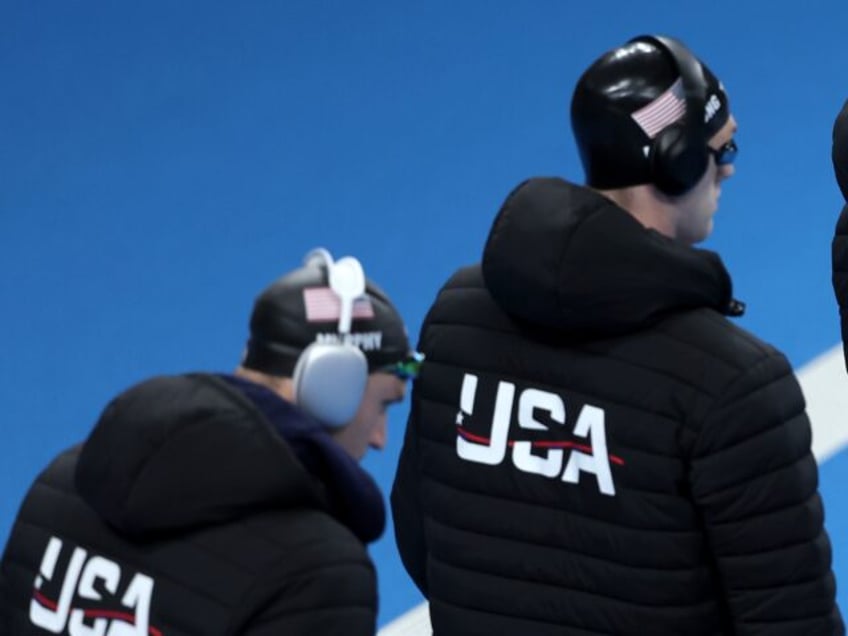 NANTERRE, FRANCE - AUGUST 04: Caeleb Dressel of Team United States walks out ahead of the