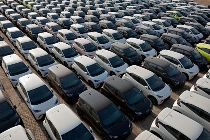 According to the Atlantic Council, Chinese sales of EVs abroad rose 70 percent in 2023, re