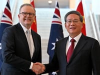 China says relations with Australia back ‘on the right track’