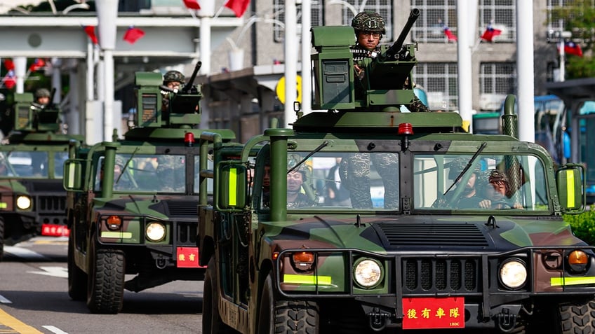 Taiwan military vehicles