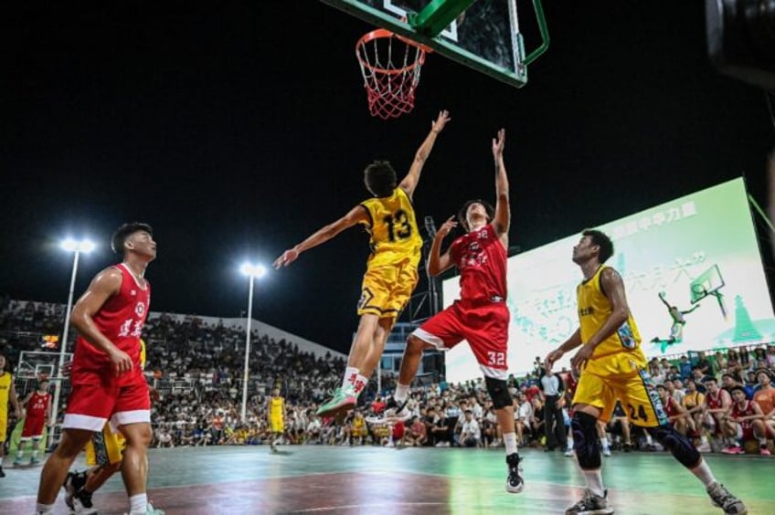 chinas village basketball league a slam dunk