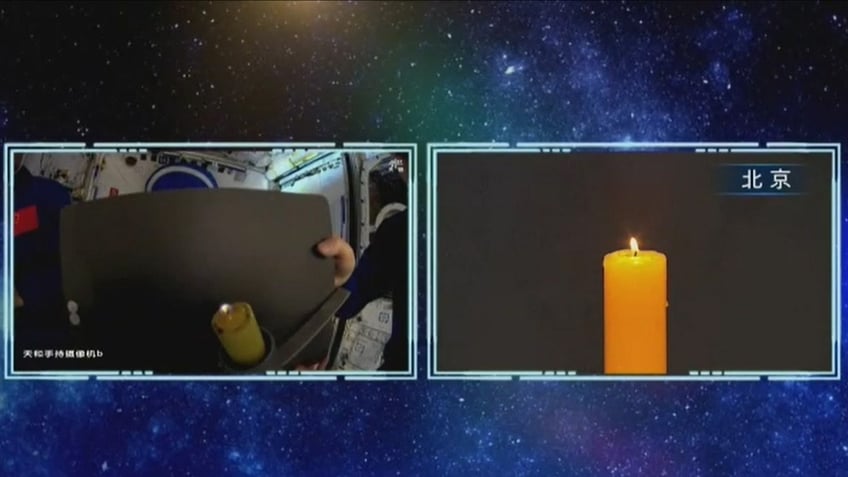 chinese astronauts spurn accepted space norms with livestreamed fire experiment