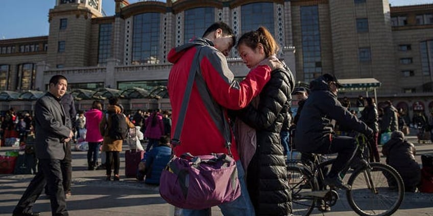 chinese authorities send message to residents encouraging sweet love and good fertility