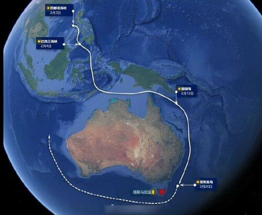 chinese warships sail near australian base hosting us submarine 