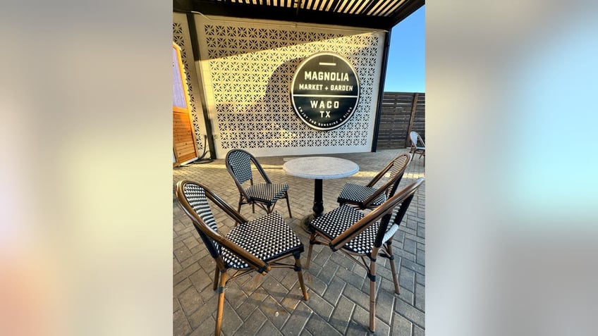 seating area at the Silos