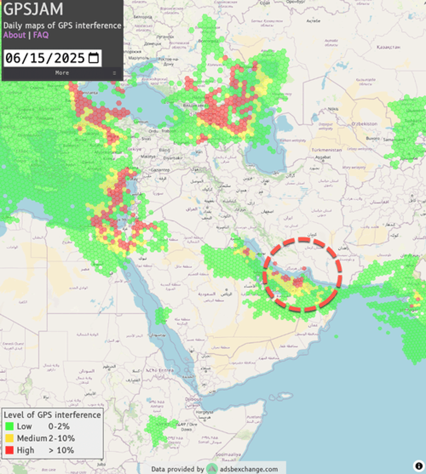 chokepoint watch gps jamming impacts tankers across strait of hormuz