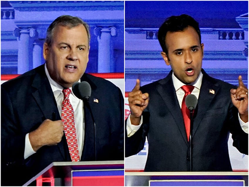 chris christie vivek ramaswamy sounds like chat gpt on debate stage