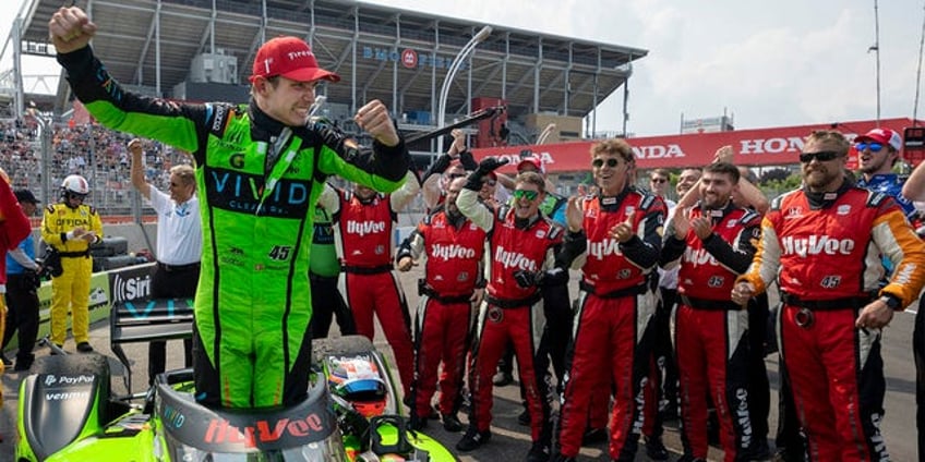 christian lundgaard wins honda indy toronto for first victory of indycar season