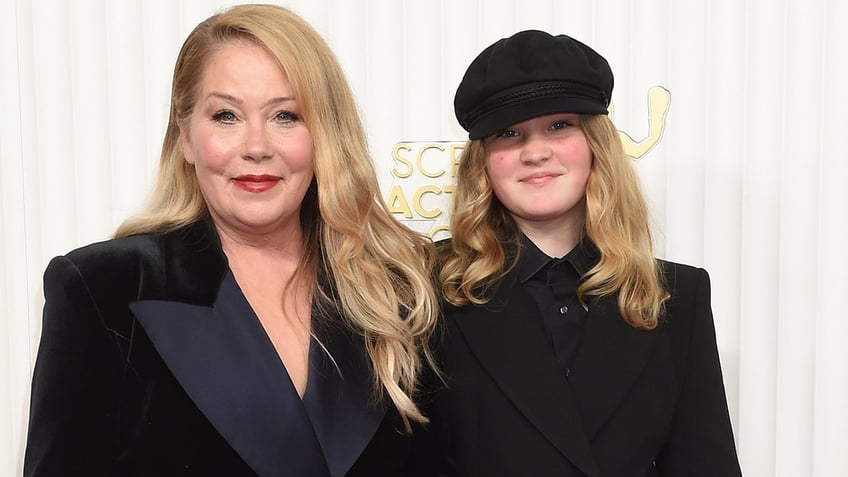 Christina Applegate and her daughter Sadie at the SAG Awards