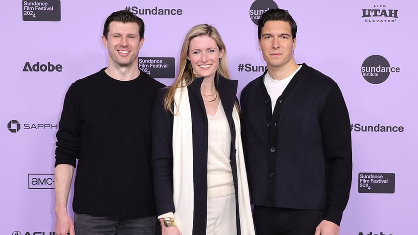 Matthew Reeve, Alexandra Reeve Givens and William Reeve posing together