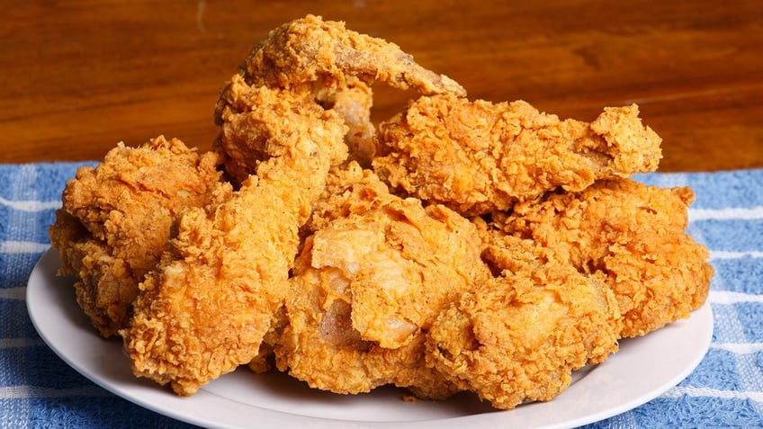 fried chicken plate