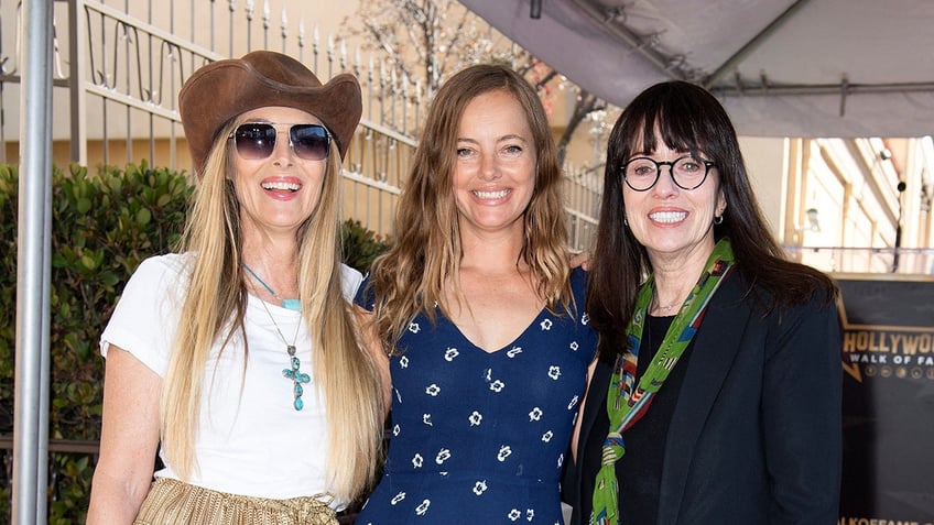 A photo of Chynna, Bijou and Mackenzie Phillips