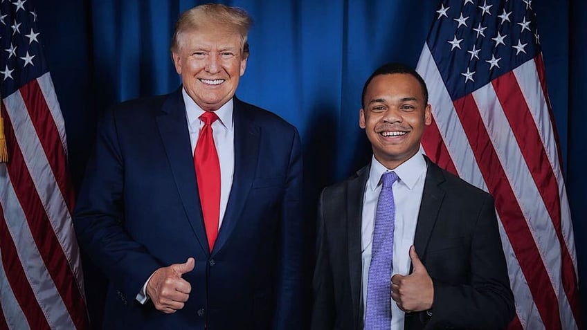 CJ Pearson with Trump