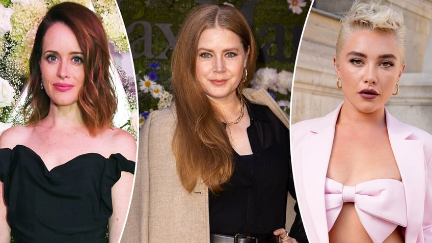 Claire Foy, Amy Adams, Florence Pugh split