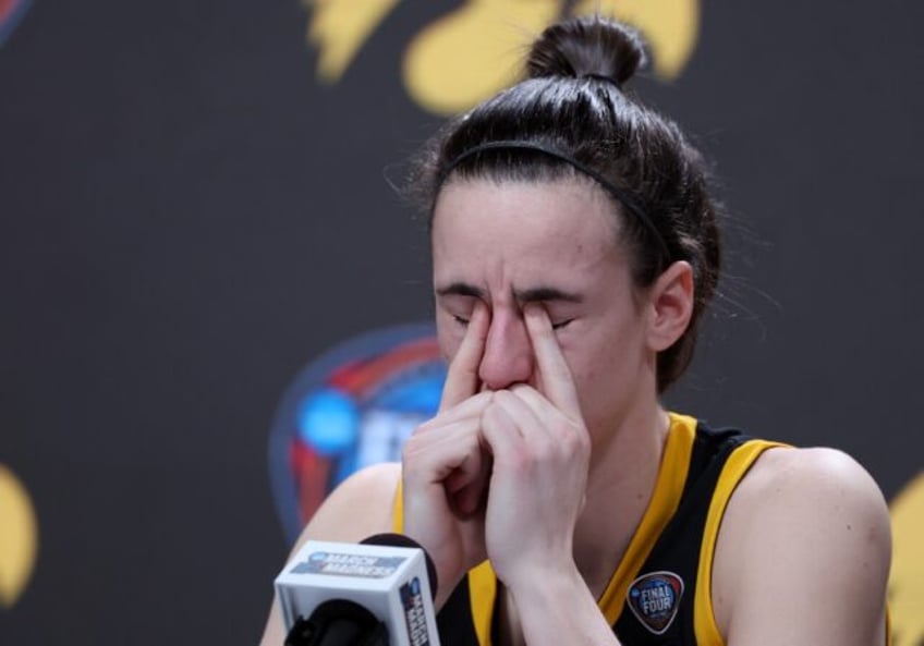 A disappointed Caitlin Clark reflects on her college career after Iowa's defeat to South C