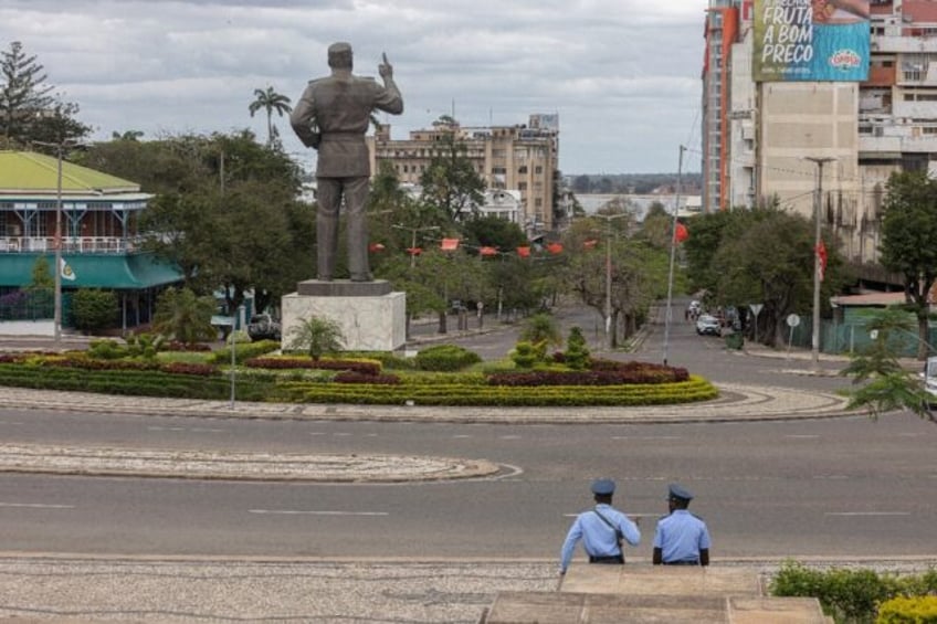 Streets in Mozambique's capital were deserted after an opposition call to strike over a di