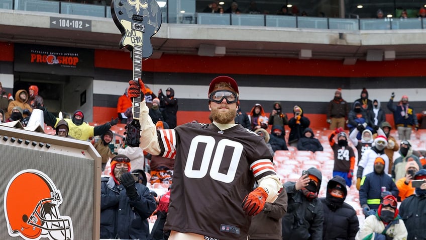 Jake Paul at Browns game