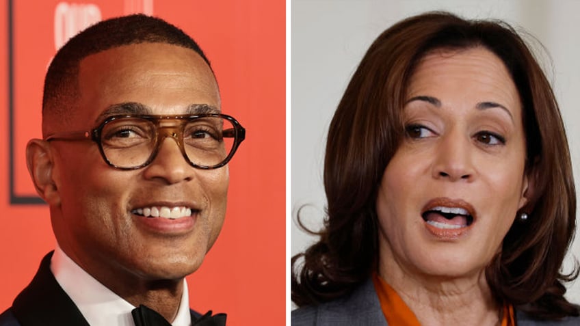 Don Lemon and Kamala Harris