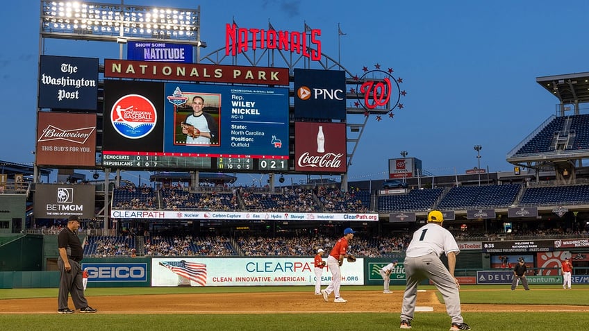 Nationals Park scoreboard