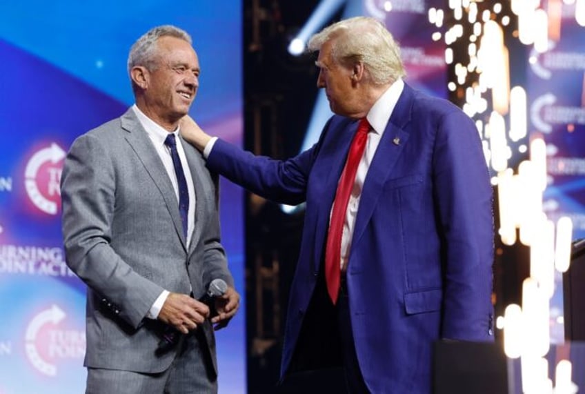 Robert F. Kennedy Jr and President-elect Donald Trump, campaigning in Georgia in October