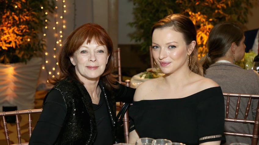 frances fisher with daughter francesca