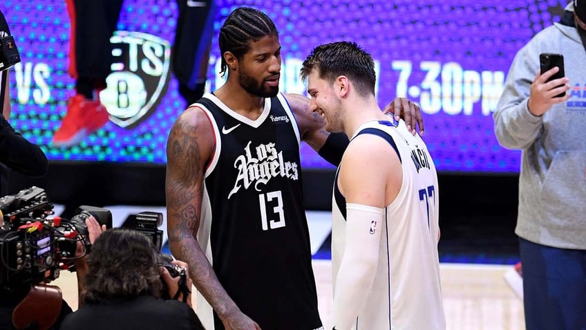 clippers paul george calls mavericks star luka doncic cold killer for his trash talking prowess