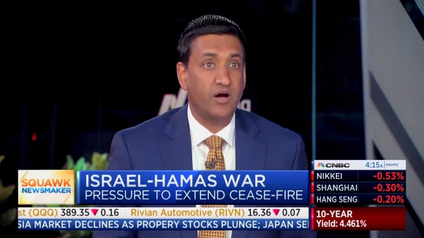 cnbc host clashes with democratic congressman over israel hamas war