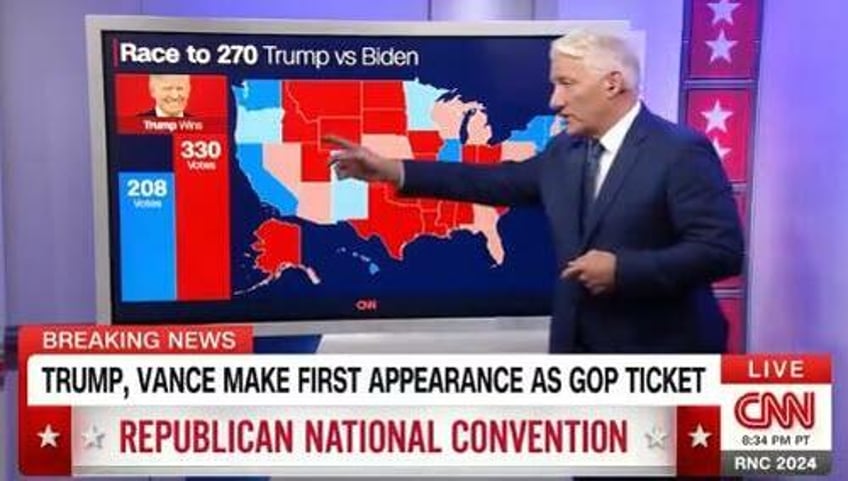 cnn admits trump on course for landslide win