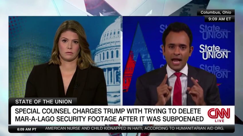 cnn anchor startled by vivek ramaswamys process crime defense of trump no actual underlying crime