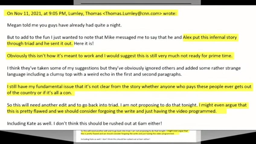 CNN senior national security editor Thomas Lumley called the story at the center of a high-stakes defamation trial "pretty flawed." 