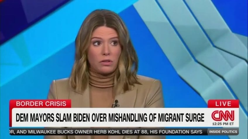 Screenshot of Kasie Hunt on CNN