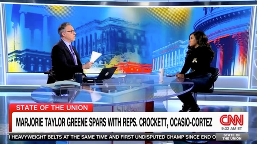 Rep. Crockett and CNN's Jake Tapper