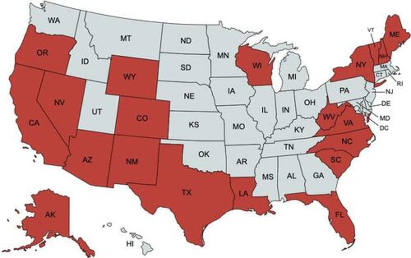 co me just the start of trump ballot blocking these 20 states have suits in progress