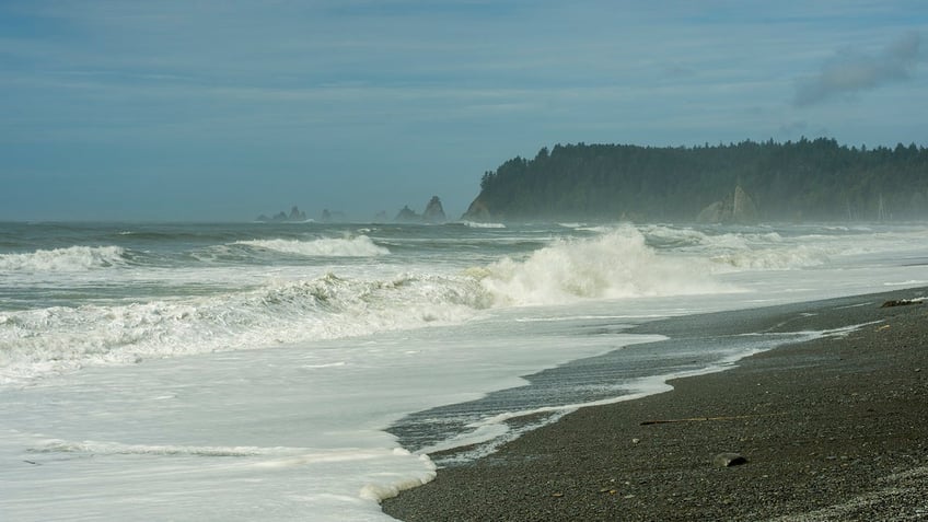 coast guard searching for woman swept by current off beach in washington