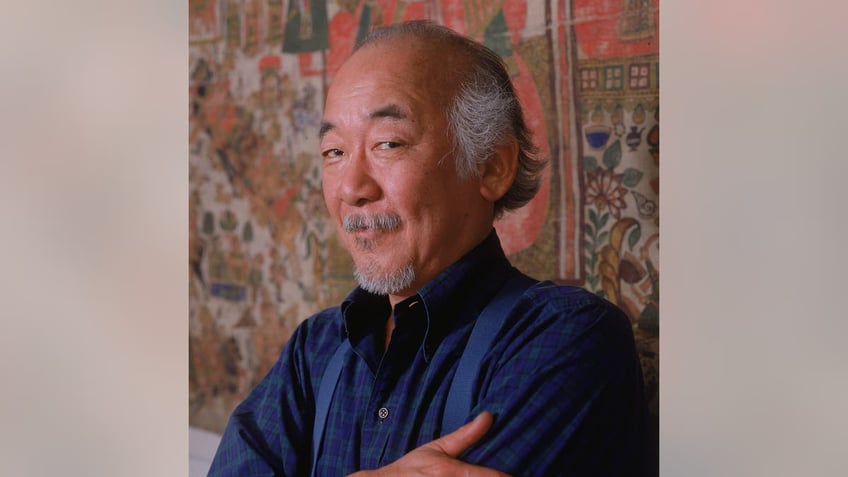 Close up of Pat Morita