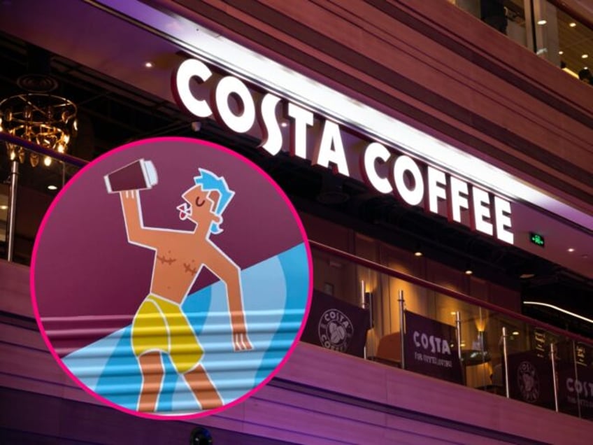 coca cola owned cafe chain faces boycott over trans cartoon with cut off breasts