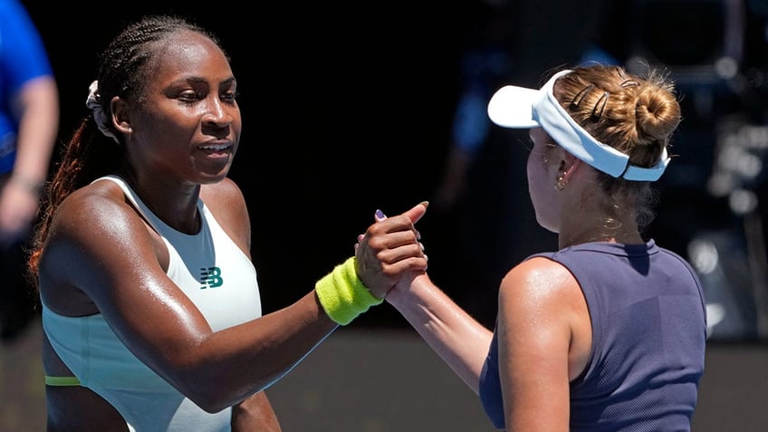 Coco Gauff and Sofia Kenin meet