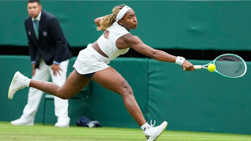 Coco Gauff at Wimbledon