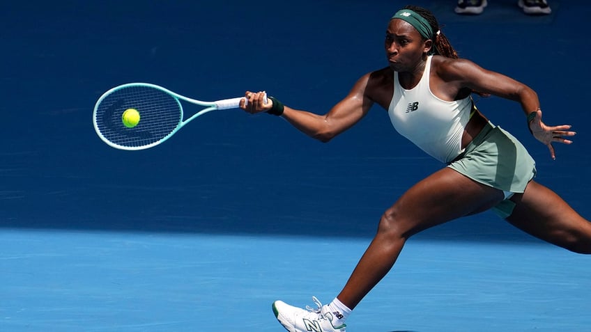 Coco Gauff hits back