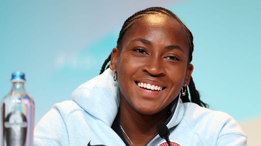 Coco Gauff smiles