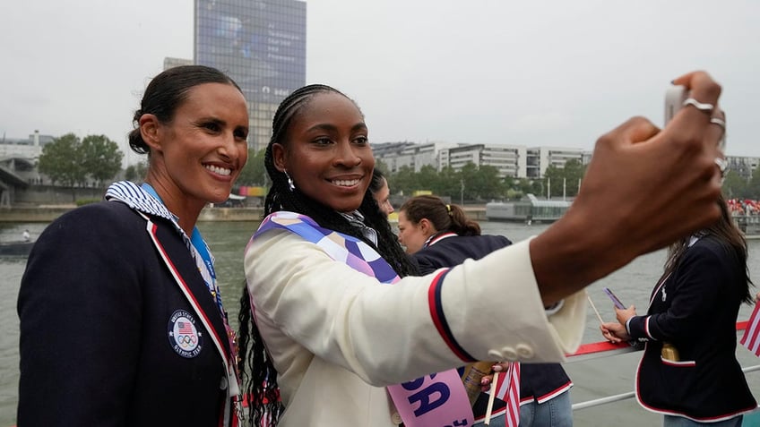 Coco Gauff takes a selfie